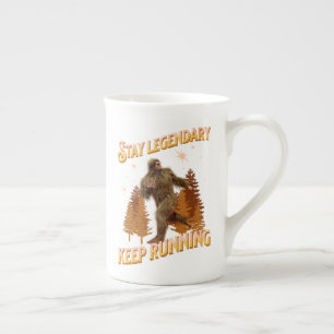 Legendär bleibe, Behaltend Funny Bigfoot Prozellantasse