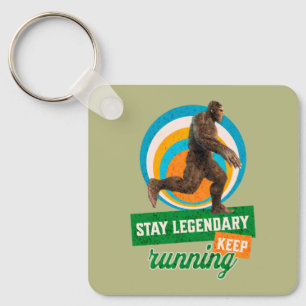 Legendär bleibe, Behaltend Funny Bigfoot Schlüsselanhänger