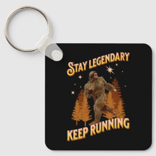 Legendär bleibe, Behaltend Funny Bigfoot Schlüsselanhänger