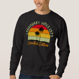 Legendär seit 1972 Original Vintag Retro-Stil Sweatshirt