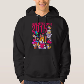 Legendär seit 2015 Niedlicher Hund Cool Hoodie