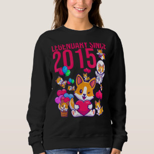 Legendär seit 2015 Niedlicher Hund Cool Sweatshirt