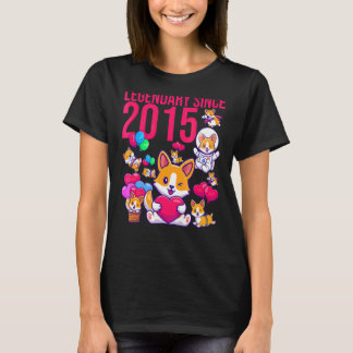 Legendär seit 2015 Niedlicher Hund Cool T-Shirt