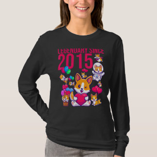 Legendär seit 2015 Niedlicher Hund Cool T-Shirt