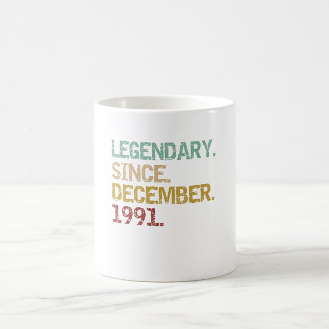 Legendär seit Dezember 1991 Kaffeetasse (Mittel)