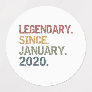 Legendär seit Januar 2020 Etiketten