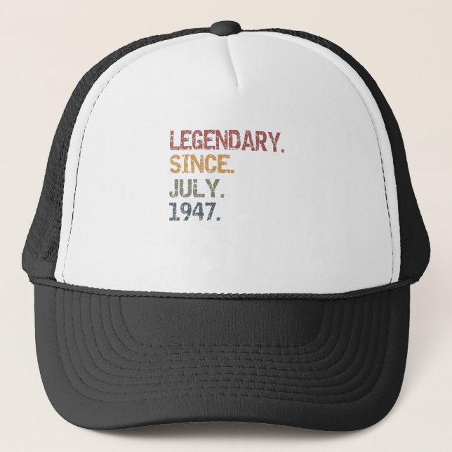 Legendär seit Juli 1947 Truckerkappe (Vorderseite)