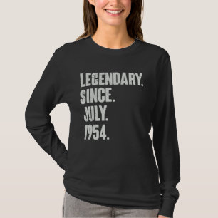 Legendär seit Juli 1954 68 Jahre alt 68. Geburt T-Shirt