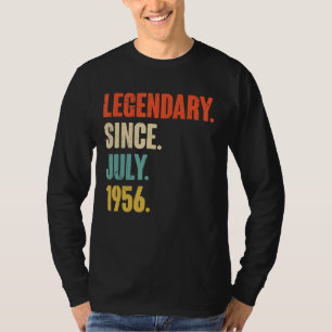Legendär seit Juli 1956 66 Jahre alt 66. Geburtsta T-Shirt