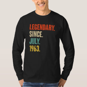 Legendär seit Juli 1963 59 Jahre alt 59. Geburtsta T-Shirt