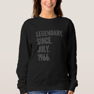 Legendär seit Juli 1966 56 Jahre alt 56. Geburtsta Sweatshirt