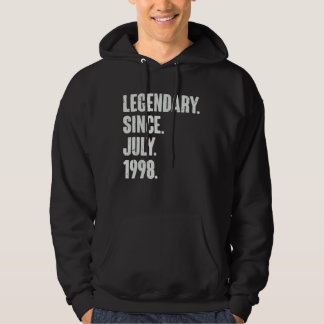 Legendär seit Juli 1998 24 Jahre alt 24 Jahre Gebu Hoodie