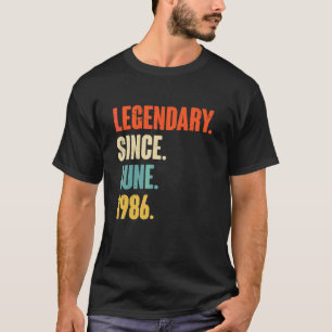 Legendär seit Juni 1986 36 Jahre alt 36. Geburtsta T-Shirt