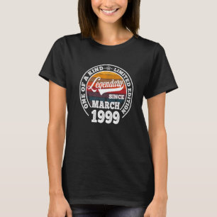 Legendär Seit März 1999 24. Geburtstag 24 Jahre T-Shirt