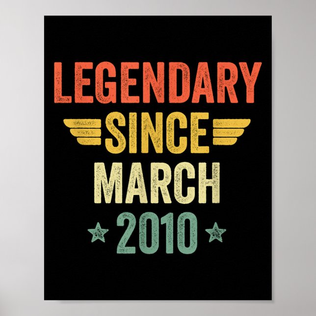 Legendär seit März 2010 Poster (Vorne)