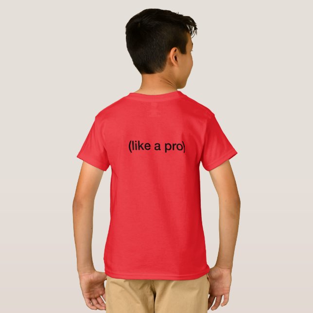 Legendär (wie ein Profi) T-Shirt (Schwarz voll)