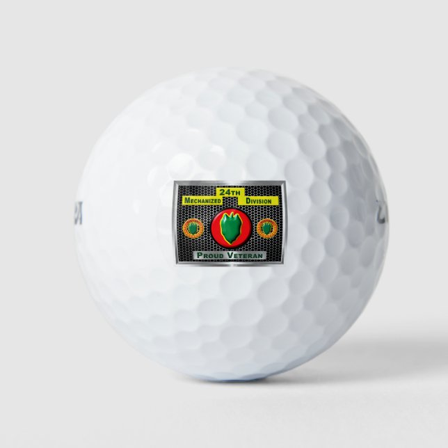 Legendäre 24. Mechanisierte Infanterie-Division Golfball (Vorderseite)