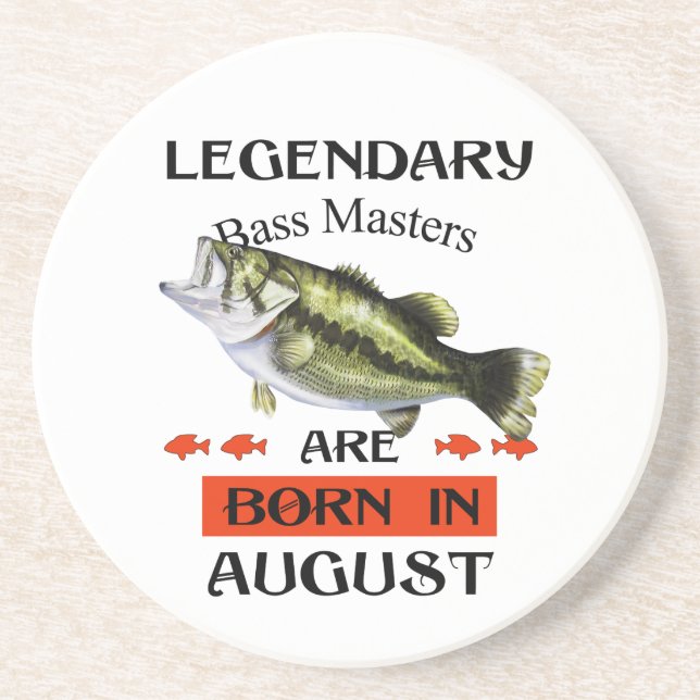 Legendäre Bassmeister sind im August Geboren Getränkeuntersetzer (Vorne)