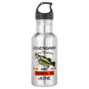 Legendäre Bassmeister sind im Juni Geboren Edelstahlflasche
