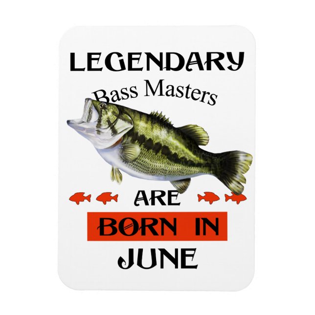 Legendäre Bassmeister sind im Juni Geboren Magnet (Vertikal)