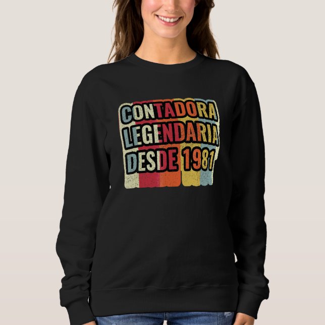 Legendäre Buchhalterin seit 1981   Buchhalter Sweatshirt (Vorderseite)