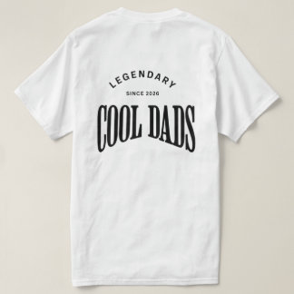 Legendäre Coole Väter – Fette Typografie-Design T-Shirt