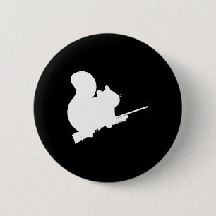 Legendäre Eichhörnchen Jagd Byck Design Pelle Button
