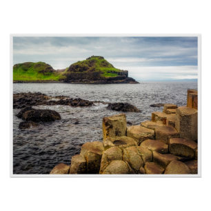 Legendäre Giant’s Causeway-Küste Irland Foto Poster