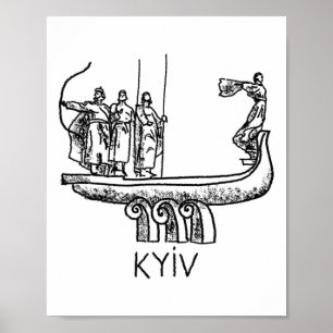 Legendäre Gründer von Kiew Kiew Ukraine T-Shirt Te Poster