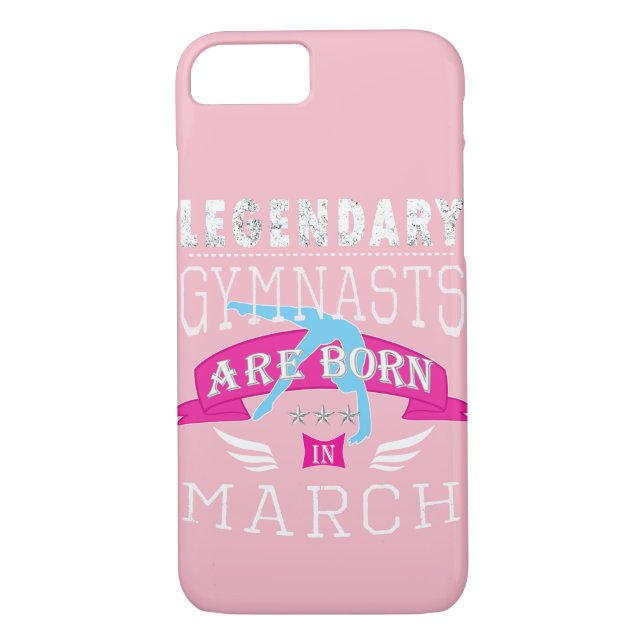 Legendäre Gymnasts sind geborenes im März Geschenk Case-Mate iPhone Hülle (Rückseite)