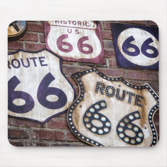 Legendäre historische Route 66 Mousepad (Vorne)