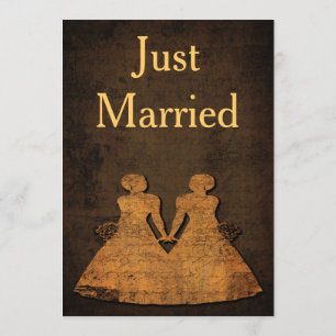 Legendäre Liebe Gay Wedding Reception Einladung