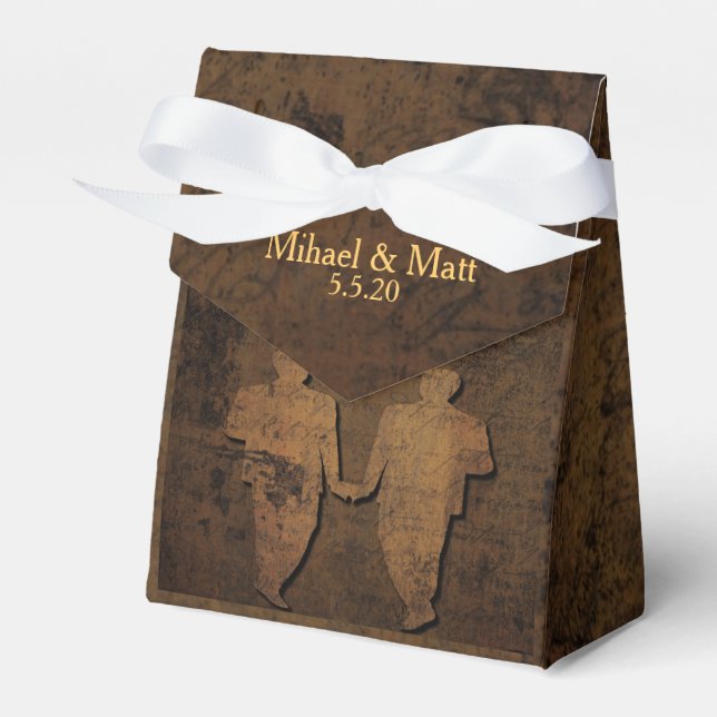 Legendäre Liebe Storybook Gastgeschenk Hochzeit Geschenkschachtel (Vorderseite)