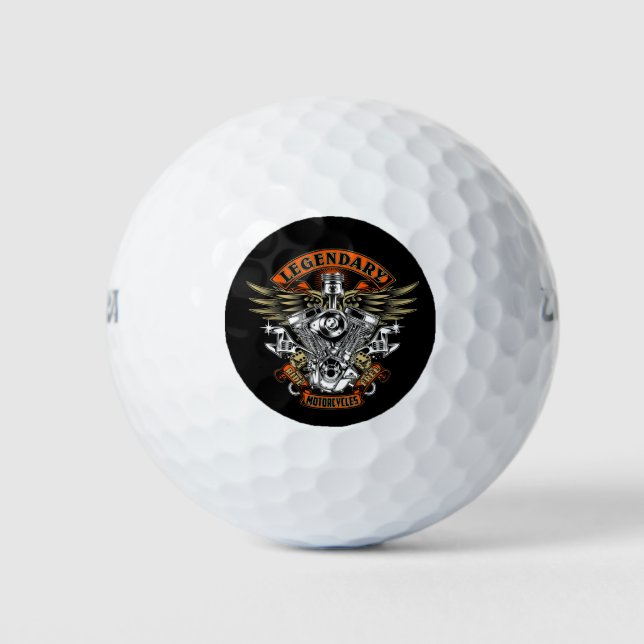 Legendäre Motorräder Golfball (Vorderseite)