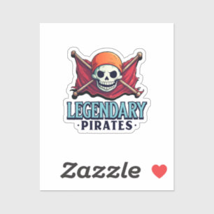 Legendäre Piraten Aufkleber