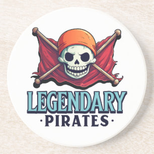 Legendäre Piraten Getränkeuntersetzer