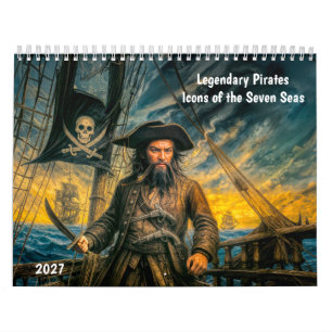 Legendäre Piraten – Ikonen der sieben Meere Kalender