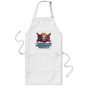 Legendäre Piraten Lange Schürze