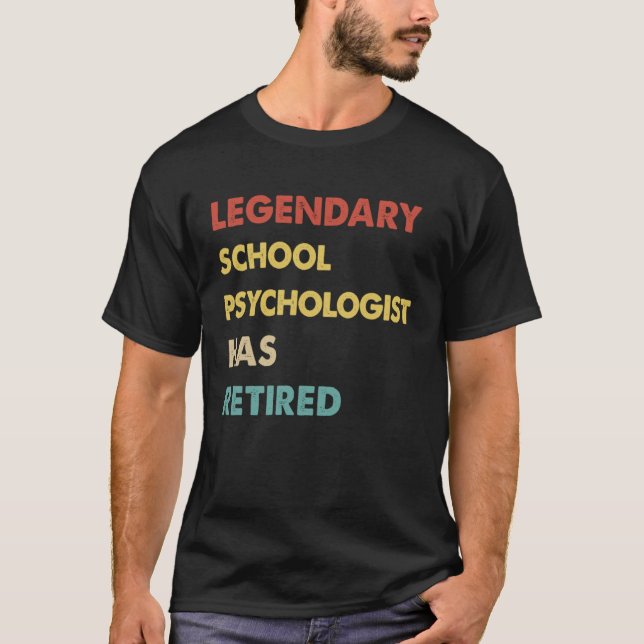 Legendäre Psychologin an der Schule hat die T-Shirt (Vorderseite)