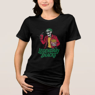 Legendäre Snacks Tri-Blend Shirt