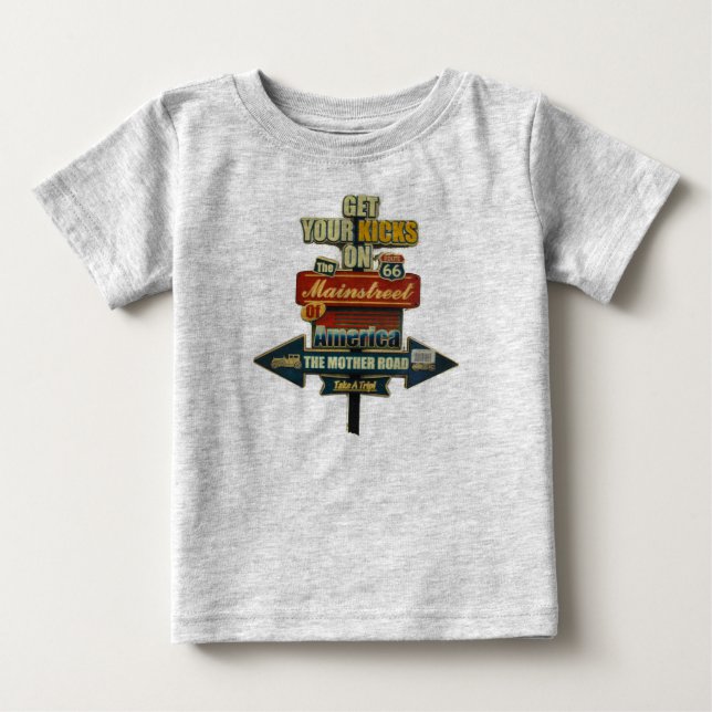 ***LEGENDÄRE STRECKE 66*** BABY T-SHIRT (Vorderseite)