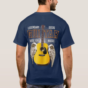 Legendäre Taten Musik für Massen doppelseitig T-Shirt