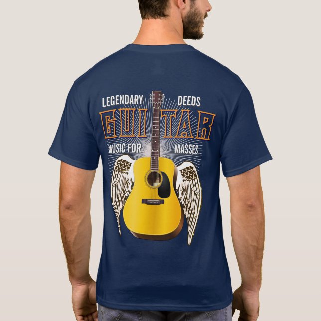 Legendäre Taten Musik für Massen doppelseitig T-Shirt (Rückseite)