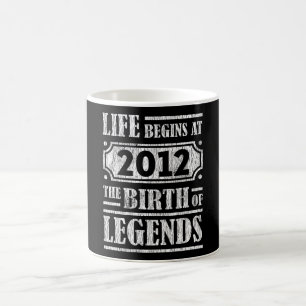 Legendäre Vintage-Geburtstagsgeschenke 2012 Kaffeetasse
