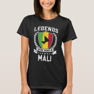 Legendäre vintage malische Flagge wurde in Mali ge T-Shirt