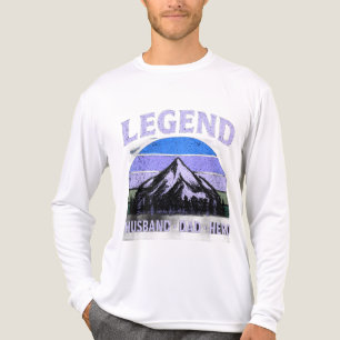 Legendärer Ehemann Vater Held Vintage Vatertag Tri-Blend Shirt