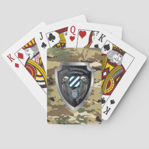 Legendärer „Fels der Marne“ 3. Infanteriedivision Spielkarten