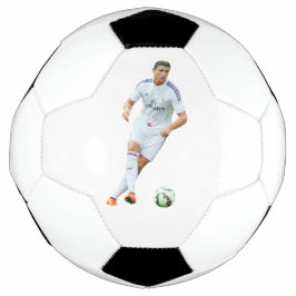 Legendärer Fußballspielerporträt Weiße Athletische Fußball
