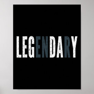 Legendärer Leg Day - Leg Day am Gym Poster