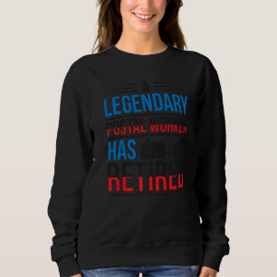 Legendärer Postmitarbeiter im Ruhestand: Briefträg Sweatshirt